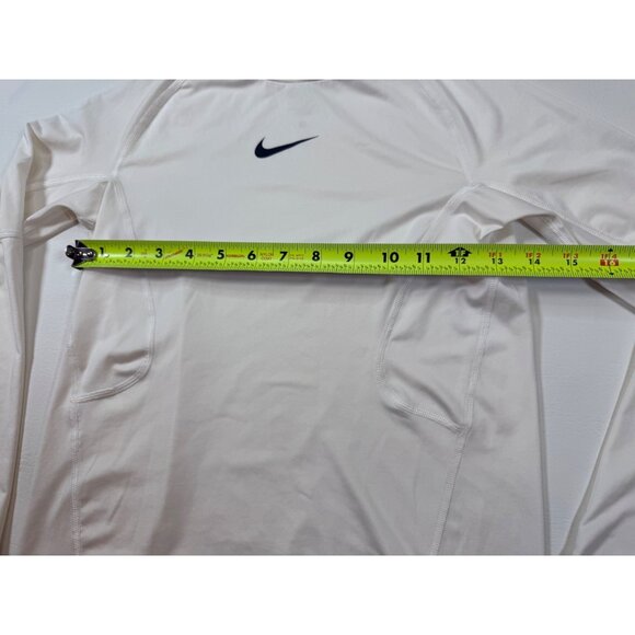 Nike Pro Long Sleeve White Dri-FIT Shirt S Compression winter gear (bin KK173) - Picture 6 of 7